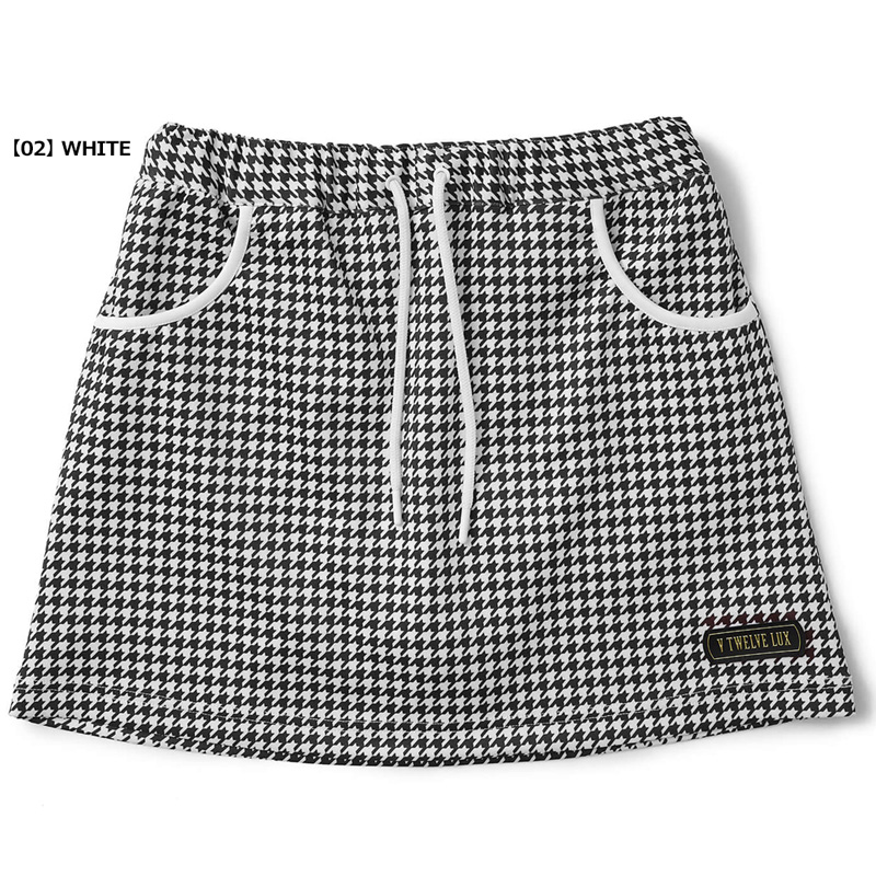 V12（ヴィ・トゥエルヴ） ゴルフ レディース スカート LX TOOTH SKIRT