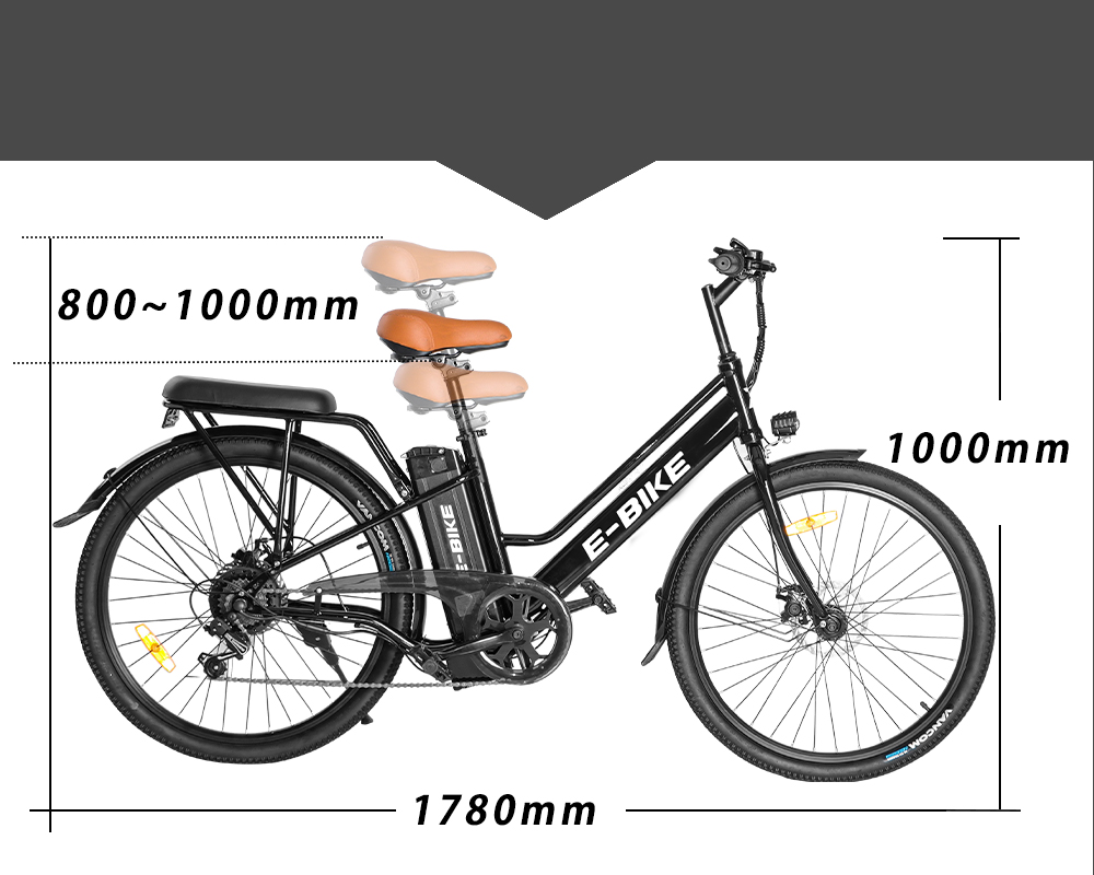 電動アシスト自転車 電動自転車 フル電動自転車 26インチ 7.5Ah 