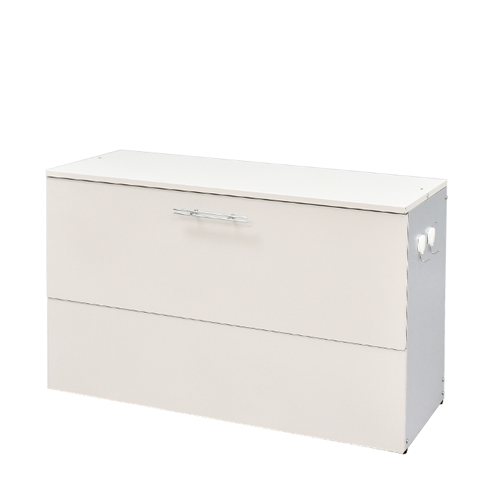 屋外収納庫 ゴミ置き場 大型 スリム ダンボールストッカー 防臭 保管庫 幅100 奥行38 176L ガルバ 収集ボックス DIY 足立製作所 | ブランド登録なし | 02