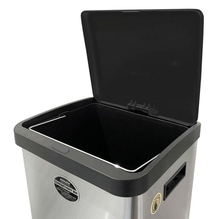 DULTON（ダルトン） ステンレス製ゴミ箱 2-COMPARTMENT BIN 18_20