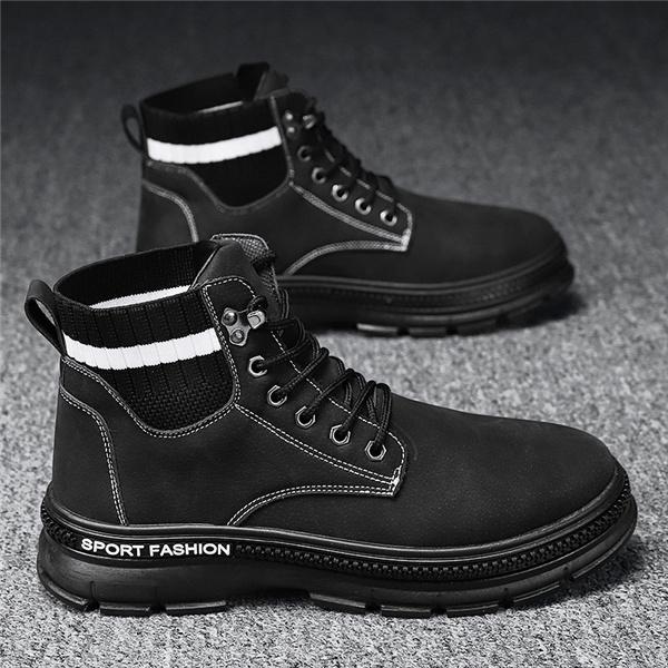 編み上げブーツ ショートブーツ メンズ ワークブーツ 紳士靴
