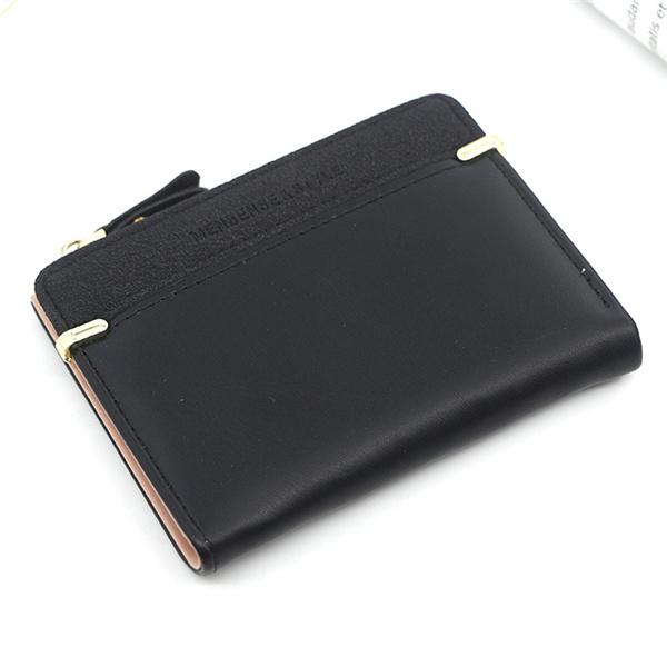 二つ折り財布 薄い財布 レディース コインケース キーリング付 カードケース 薄い 極スリム 薄型 ...