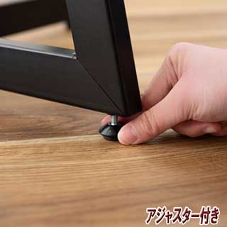 アイアン×木目調ハイテーブル
