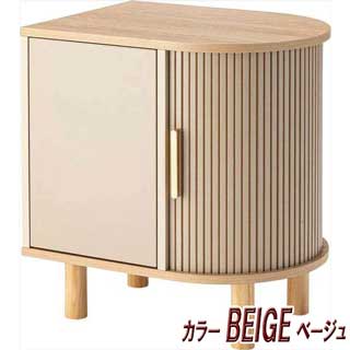 曲線美と陰影が織りなすナイトテーブル