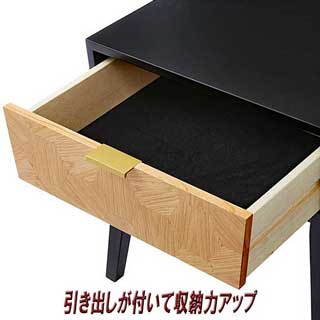 モノトーンデザインナイトテーブル