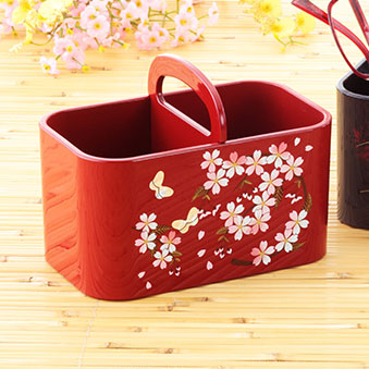 クーポン発行中／華やかリモコンラック（山中漆器）卓上収納ケース