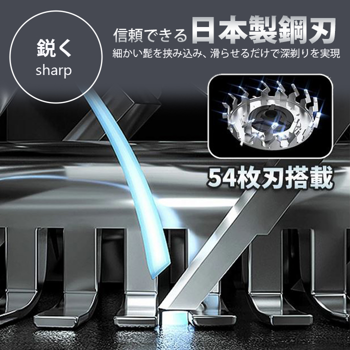 シェーバー 3枚刃 回転式 深剃り メンズ usb充電式 髭剃り 電気