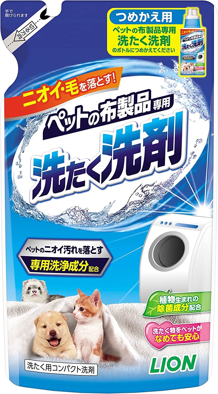 ライオン ペットの布製品専用 洗たく洗剤 つめ...の詳細画像1
