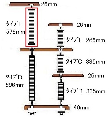 当店オリジナルキャットタワー専用パーツ 綿縄ポール アジャストポール