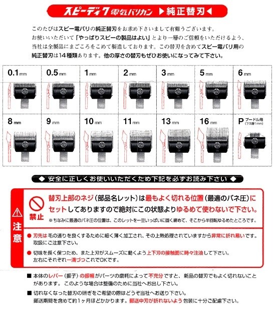純正 スピーディック替刃16mm : ペット用品のスリーエス ヤフー店