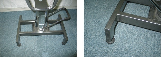 油圧式昇降機能付ハイドリック 丸テーブル 油圧式トリミングテーブル