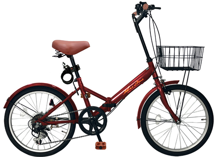 折りたたみ自転車 20インチ シマノ 6段ギア 折り畳み 自転車 全15色