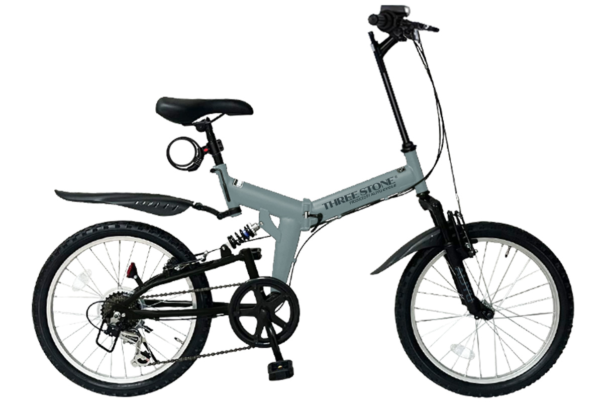 楽天市場】折りたたみ自転車（カラーシルバー）（自転車