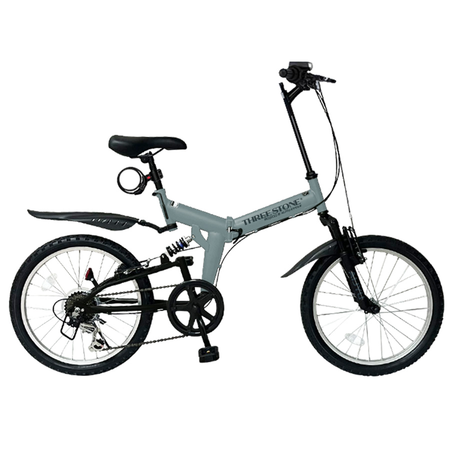 アイジュサイクル ノーパンクタイヤ 折りたたみ自転車 MTB 20インチ