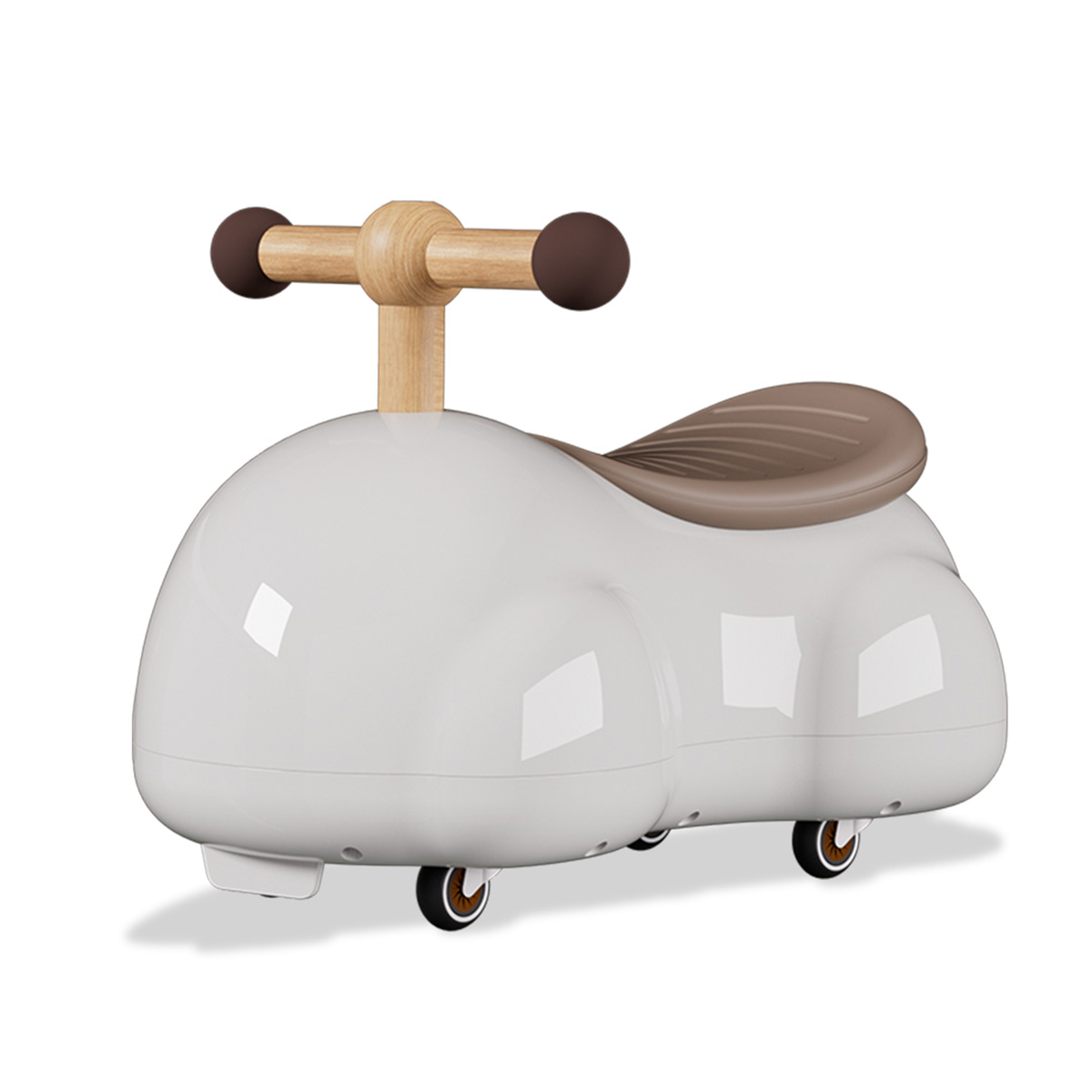 ♥夏の大特価Sale♥素敵なアンティーク　ベビーカート♥ AIJYU TOYS（アイジュトイズ） 足けり乗用玩具 ピーナッツカー ベビー