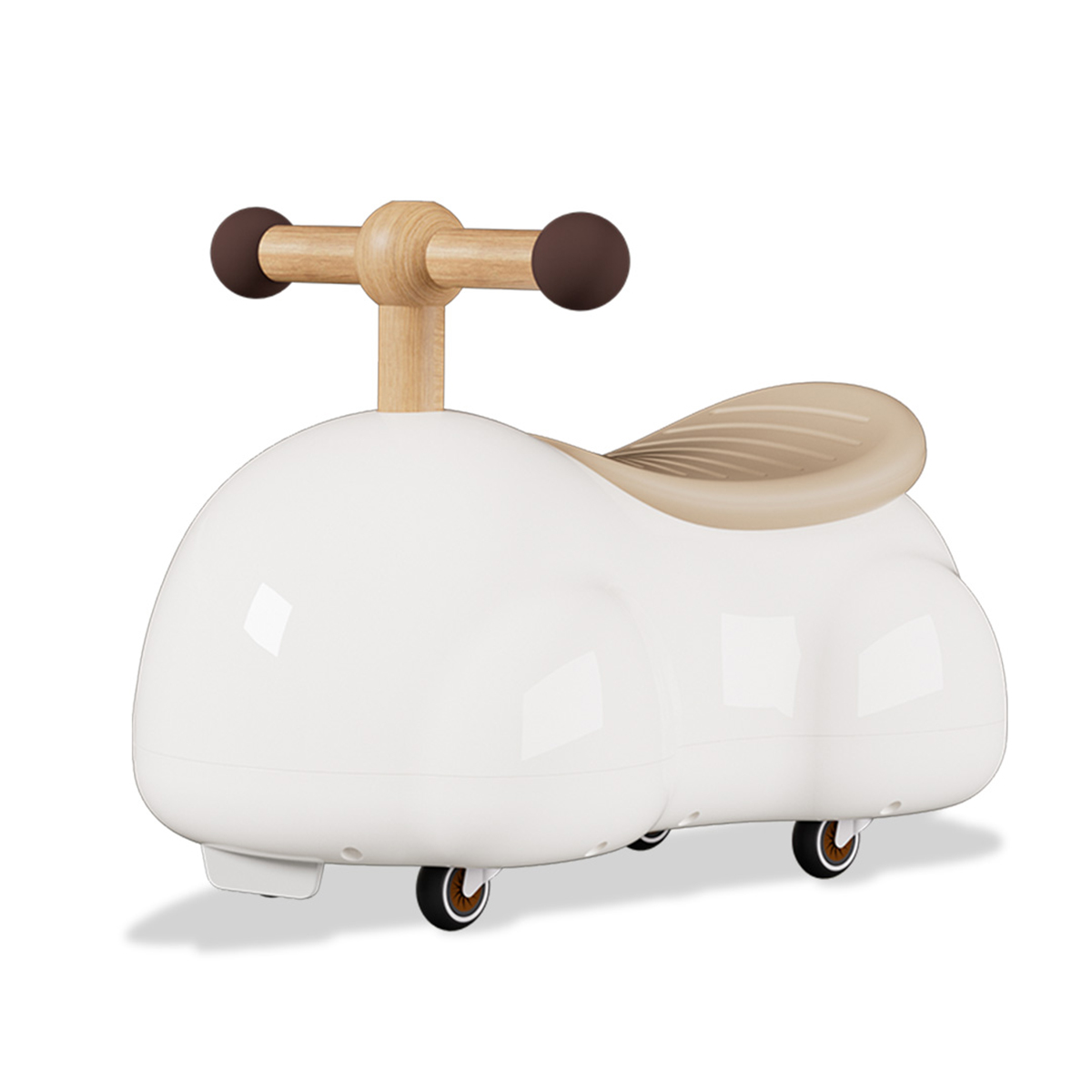 岡モータース　ピーナッツカー TAYTHIピーナッツカー 出産祝い 濃緑色 1-3歳