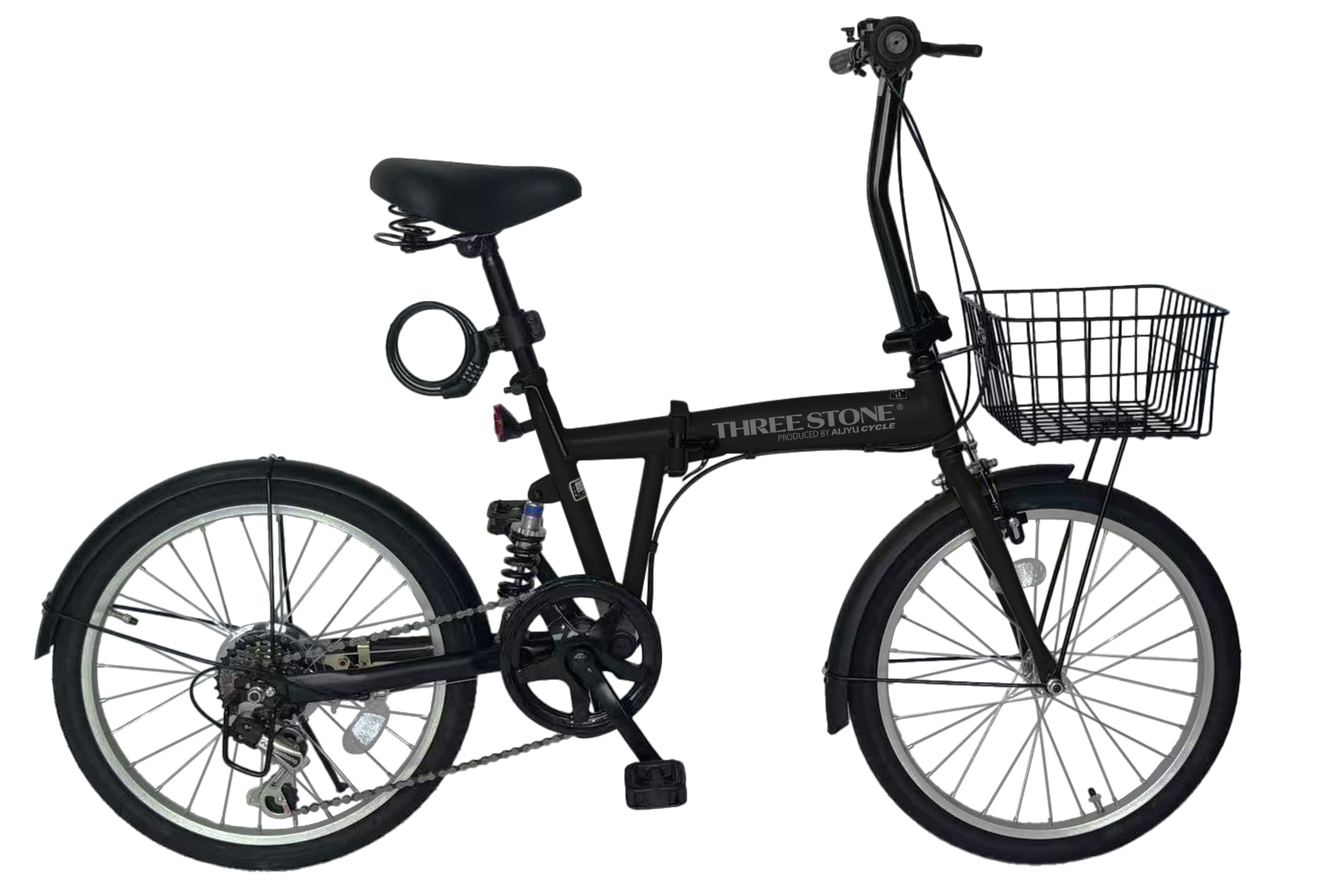THREE STONE 折りたたみ自転車 20インチ シマノ6段ギア アイジュサイクル 折りたたみ自転車 20インチ シマノ 6段ギア 折り畳み