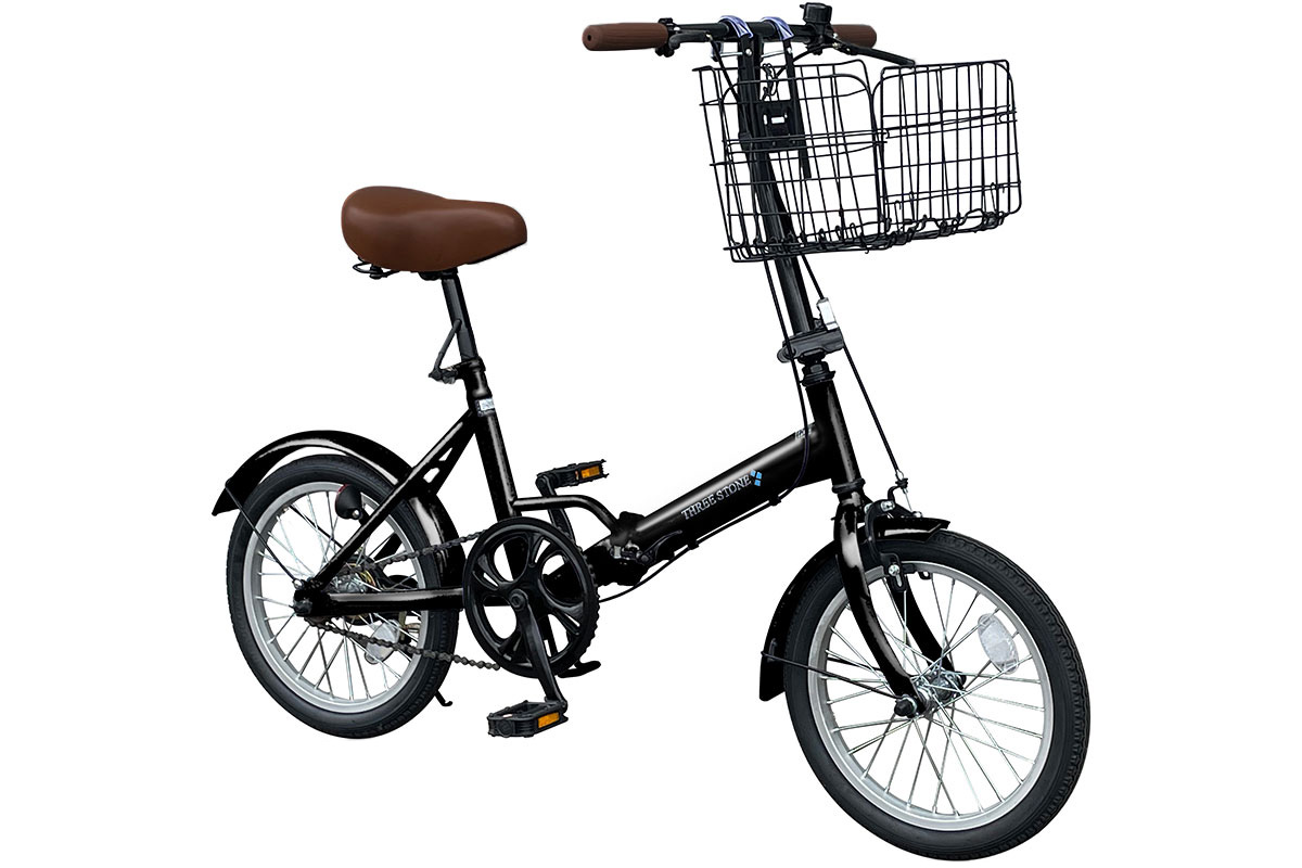 アイジュサイクル ノーパンクタイヤ 折りたたみ自転車 16インチ