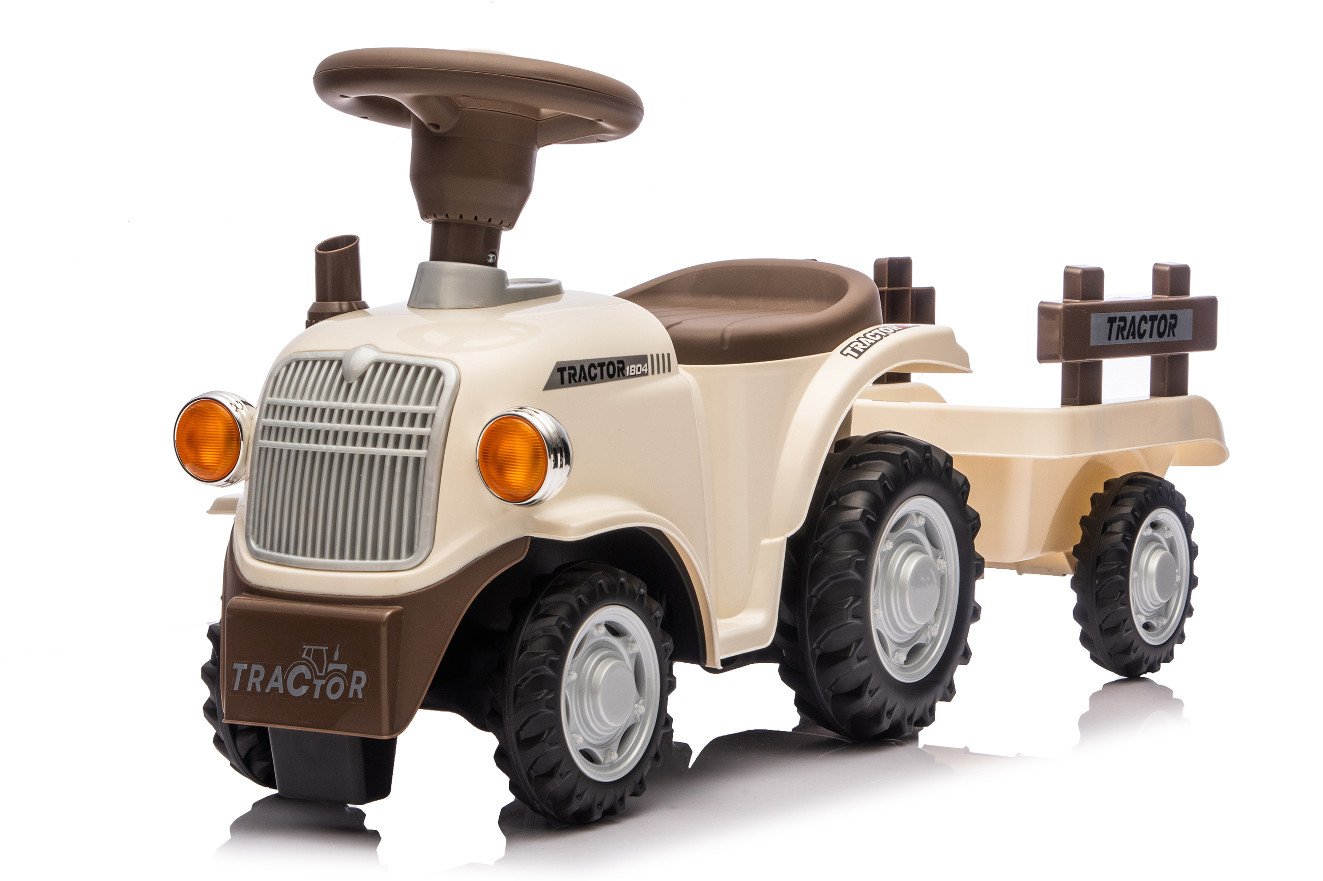 AIJYU TOYS（アイジュトイズ） 足けり乗用玩具 トラクター はたらく車