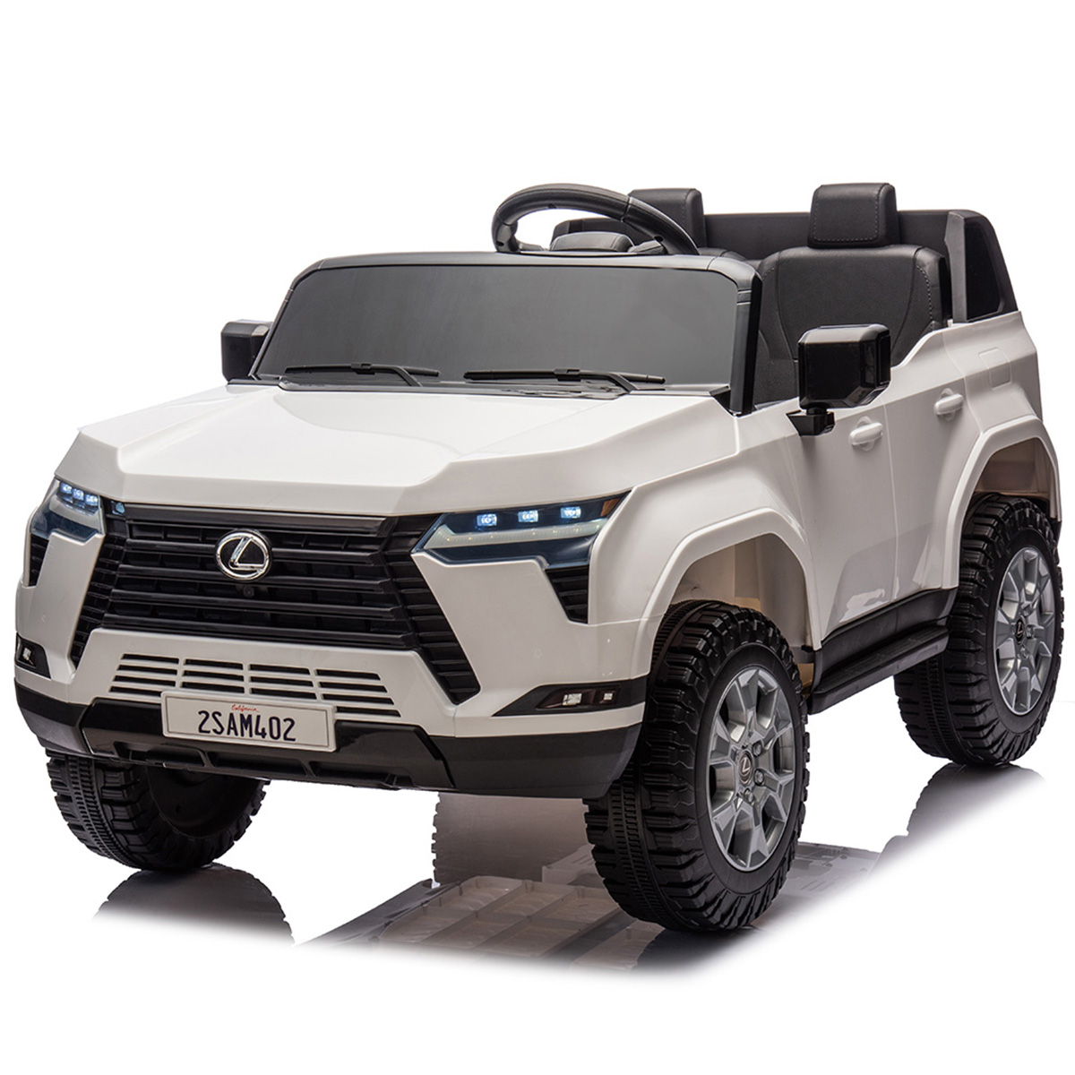 お子様が乗れる電動カー/レクサス AIJYU TOYS（アイジュトイズ） 大型 2人乗り 電動乗用ラジコン 電動