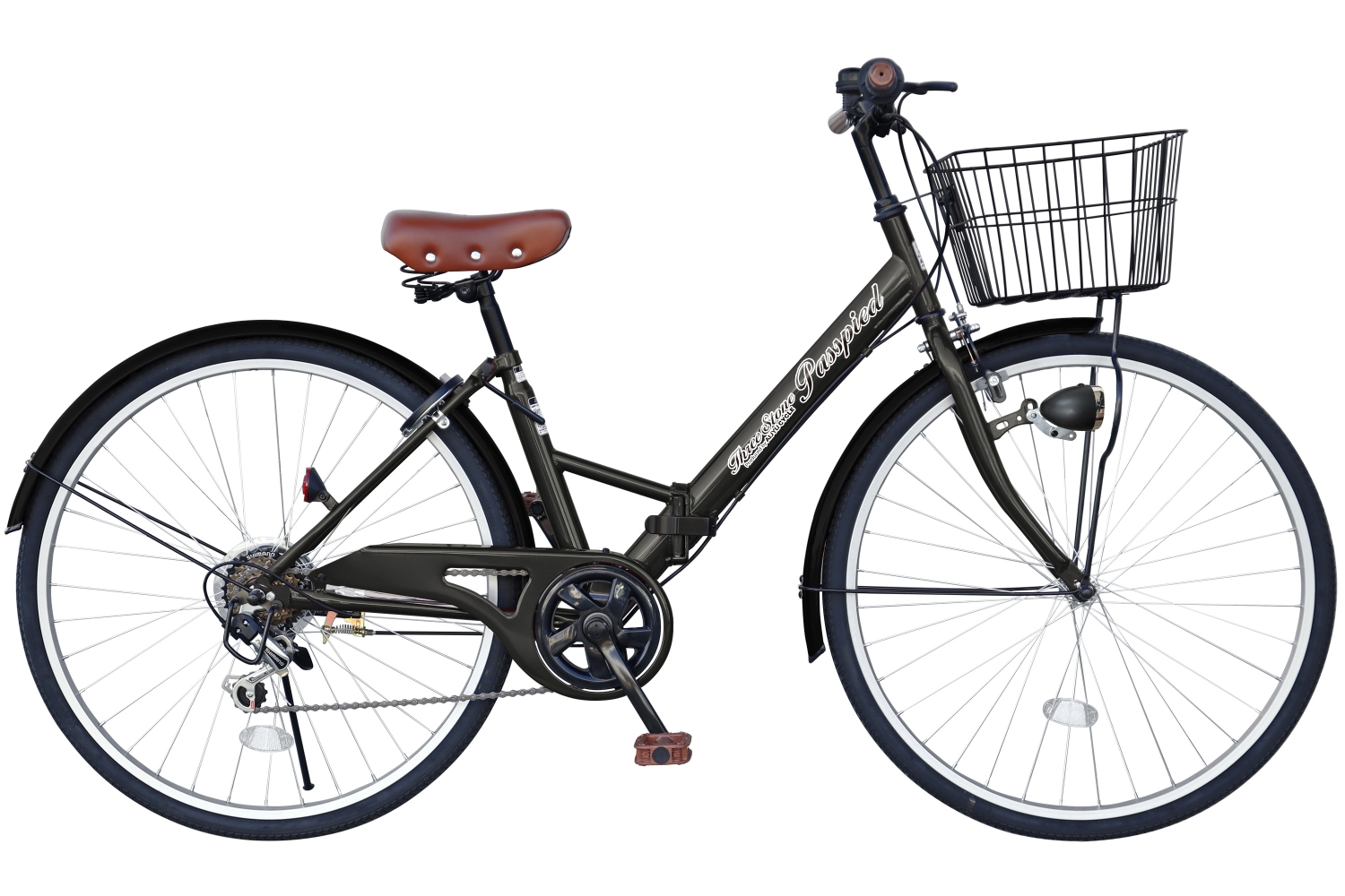 アイジュサイクル ノーパンク シティサイクル 折りたたみ自転車 26