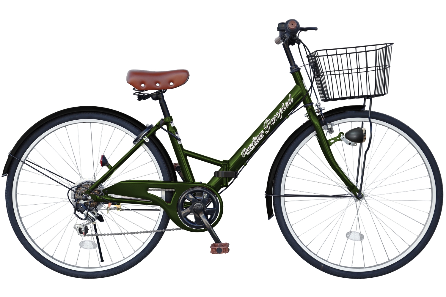 アイジュサイクル ノーパンク シティサイクル 折りたたみ自転車 26