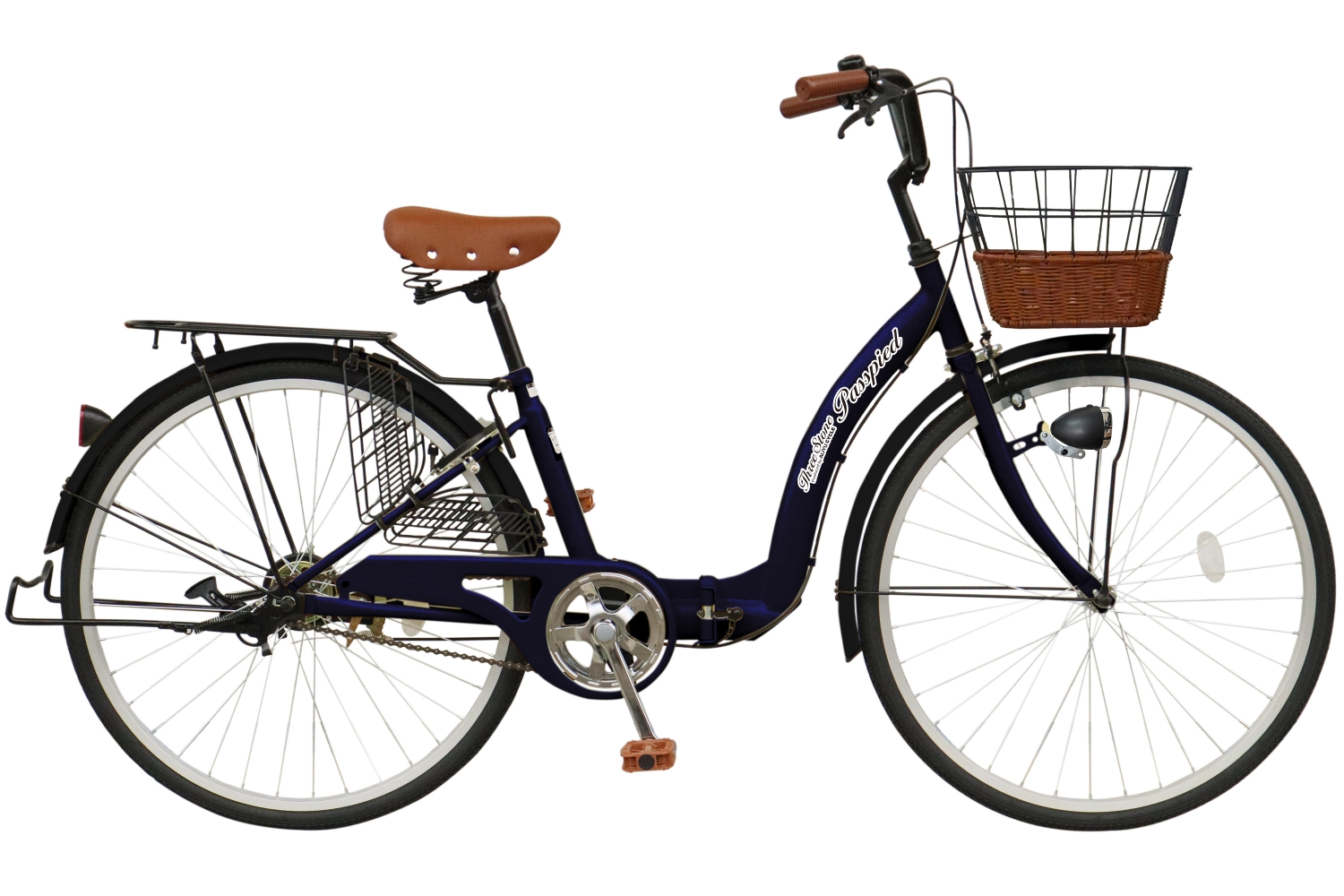 アイジュサイクル ノーパンク シティサイクル 26インチ 折りたたみ