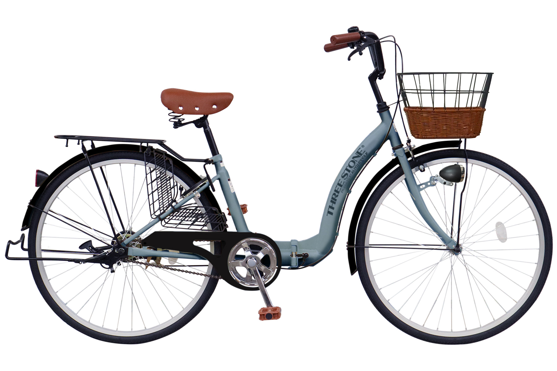 26インチシティサイクル　ブラウン 楽天市場】26インチ 自転車（カラーブラウン）（シティサイクル
