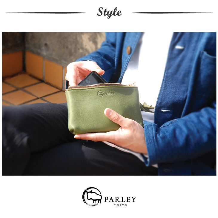 PARLEY（パーリィー） ポーチ 小物入れ コスメポーチ レディース 本革