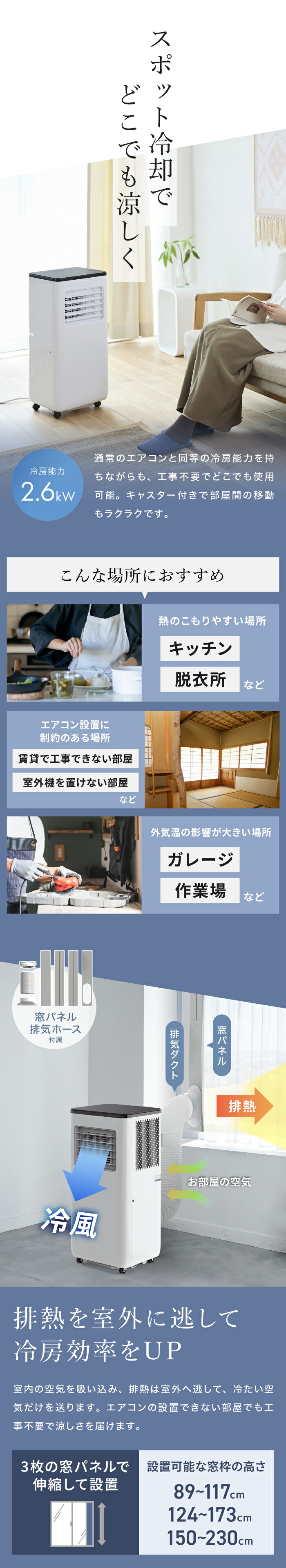 THREEUP（スリーアップ） スポットクーラー スポットエアクーラー