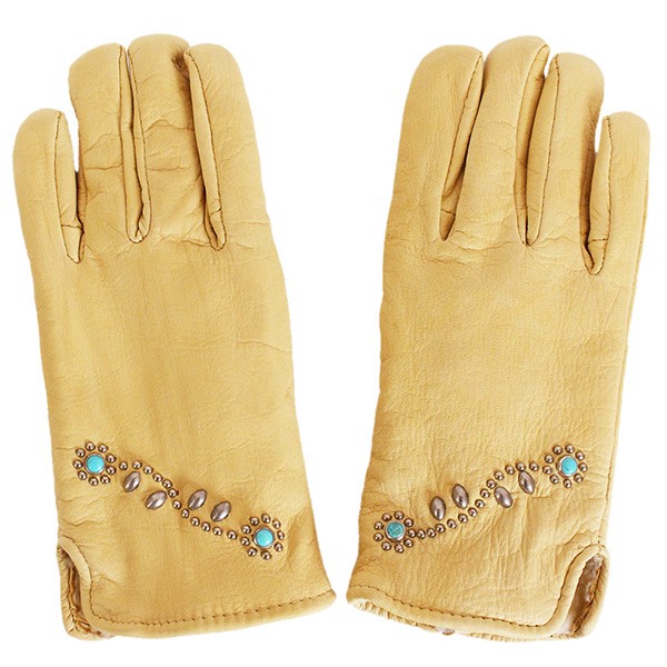 HTC(Hollywood Trading Company) Geier Glove ガイヤーグローブ 200LDP #SN-32 Turquoise ディアスキン ボア付き 全3色｜threewoodjapan｜04