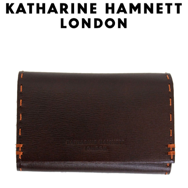 KATHARINE HAMNETT LONDON (キャサリンハムネット ロンドン) 490-58701 COLOR TAILORED II  キーパス小銭入れ 全3色