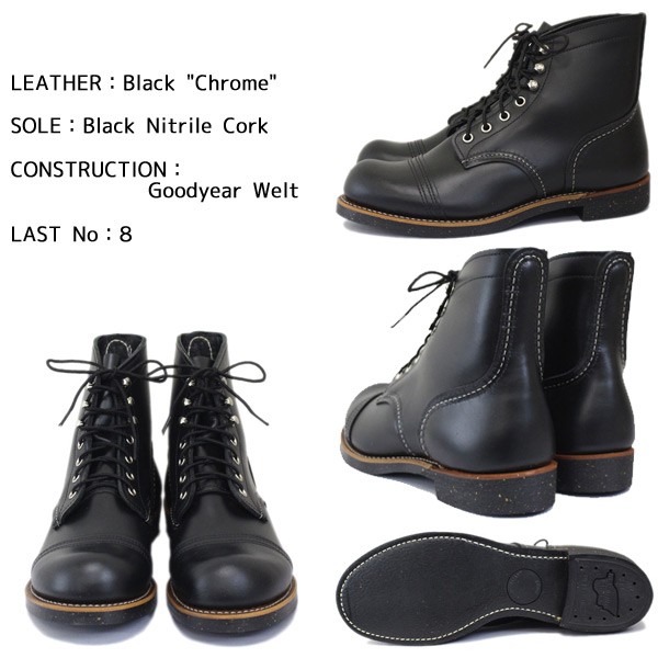 RED WING SHOES（レッドウィング） RED WING 8080 Iron Range Boots