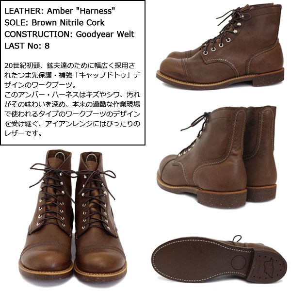 RED WING SHOES REDWING (レッドウィング) 8081 Iron Range