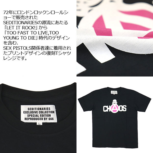 SEDITIONARIES by 666 (セディショナリーズ) CHAOS＋SKULL BERET