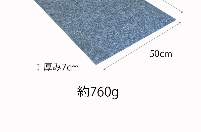 防音マット 足音対策 日本製 滑り止め付き 50×100cm 防音対策 マンション 賃貸OK