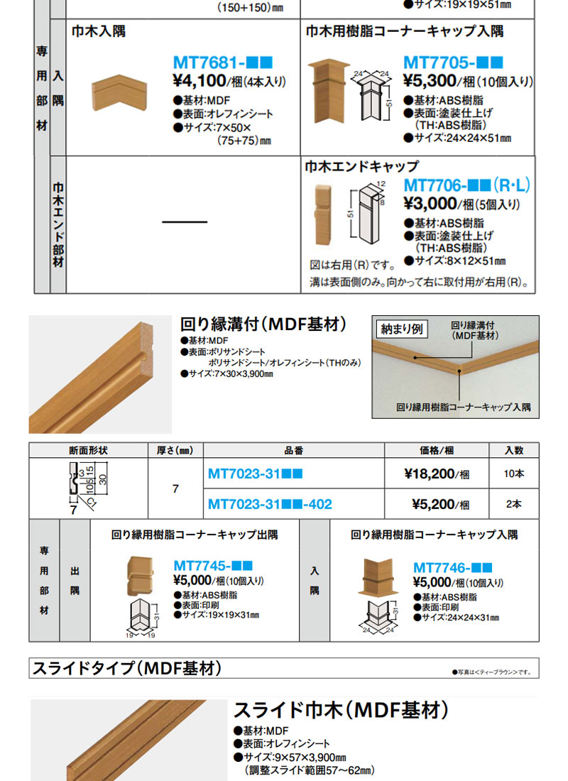 大建工業造作部材