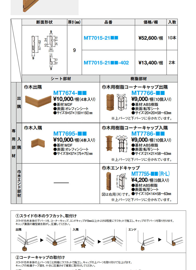 大建工業造作部材
