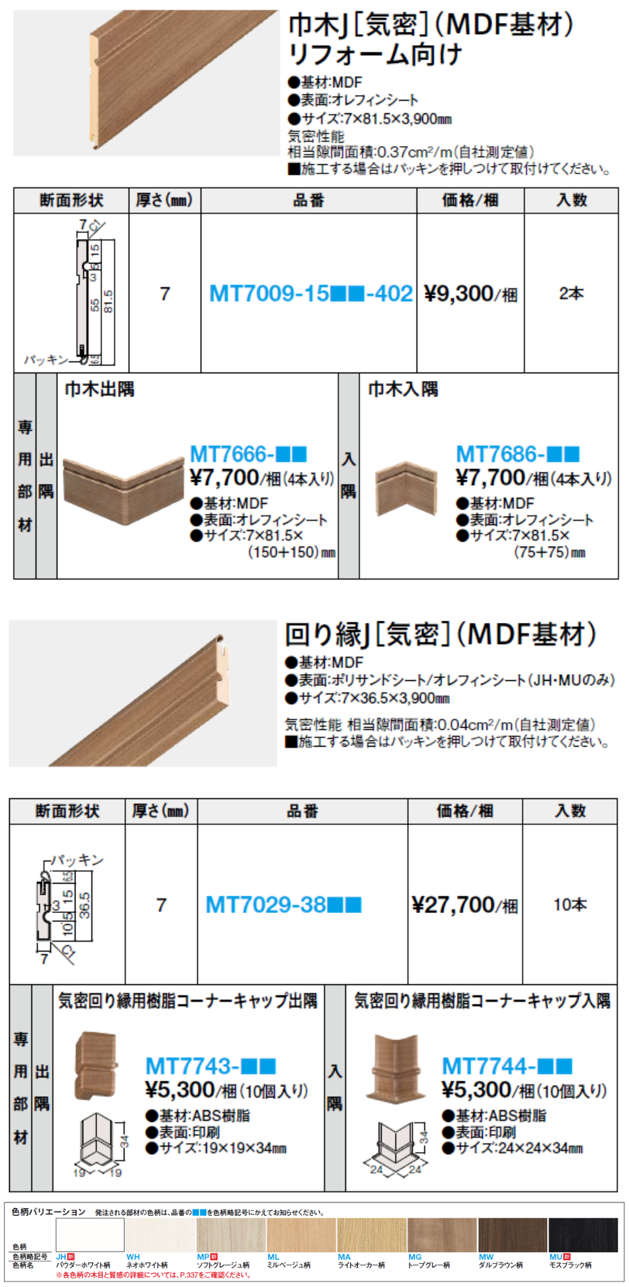 大建工業造作部材