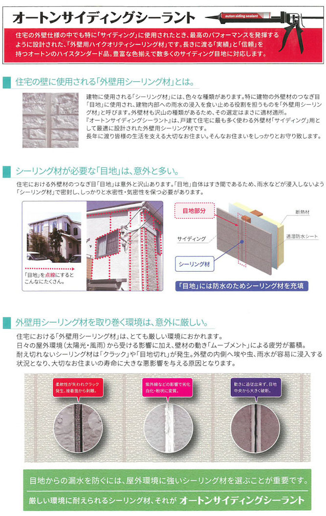 サイディングシーラント