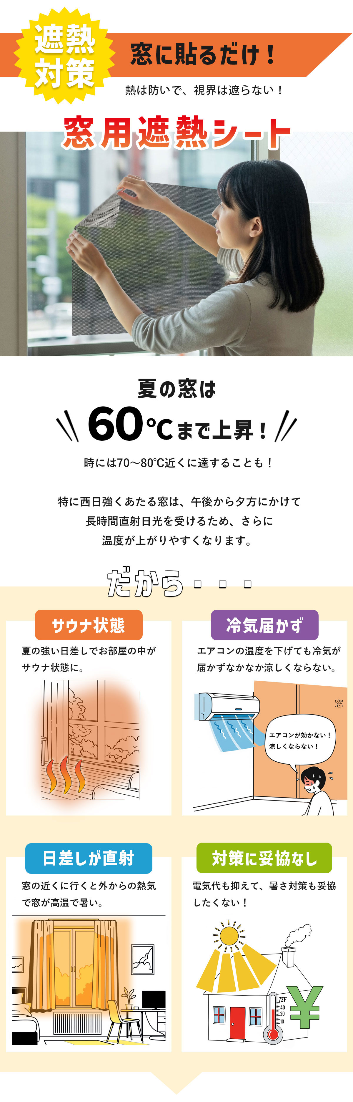 遮熱目隠しシート