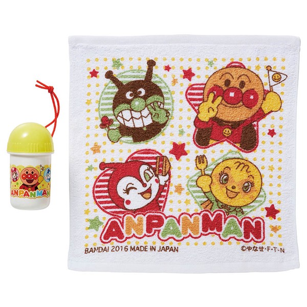アンパンマン おでかけ３点セット おしぼり ストロー付保冷水筒 レジャーシート |  | 02