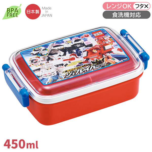 特装合体ロボ ジョブレイバー 角型お弁当箱 450ml 箸＆箸箱 プラ水筒