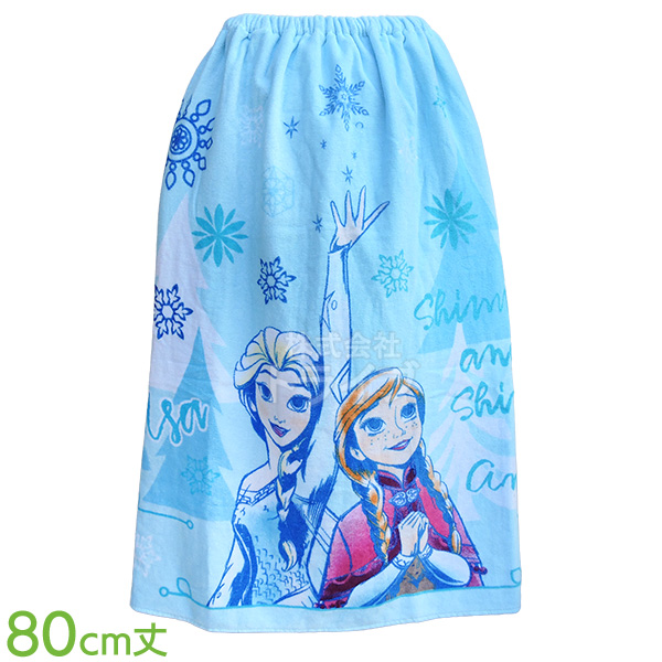 キャラクター 女の子 ラップタオル 巻きタオル 80cm丈 絵柄が選べる お買得2枚セット  ネコポス対応品 |  | 03