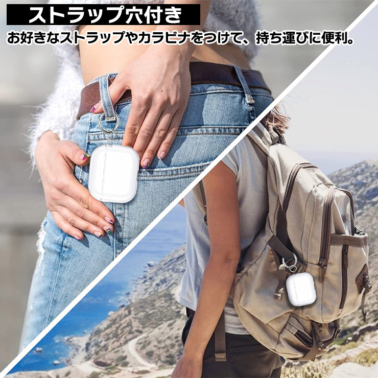 1-1 AirpodsPro2ケース用オリジナルインケースストラップ