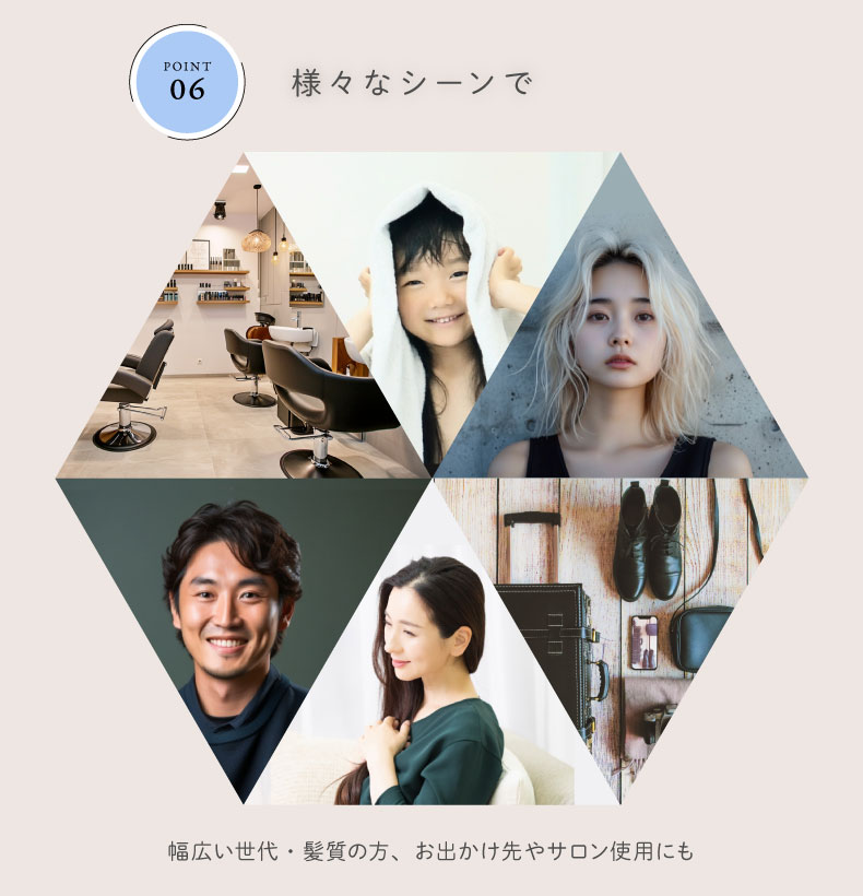 ドライヤー 速乾 大風量 ミニ ヘアードライヤー 軽量 軽い イオン