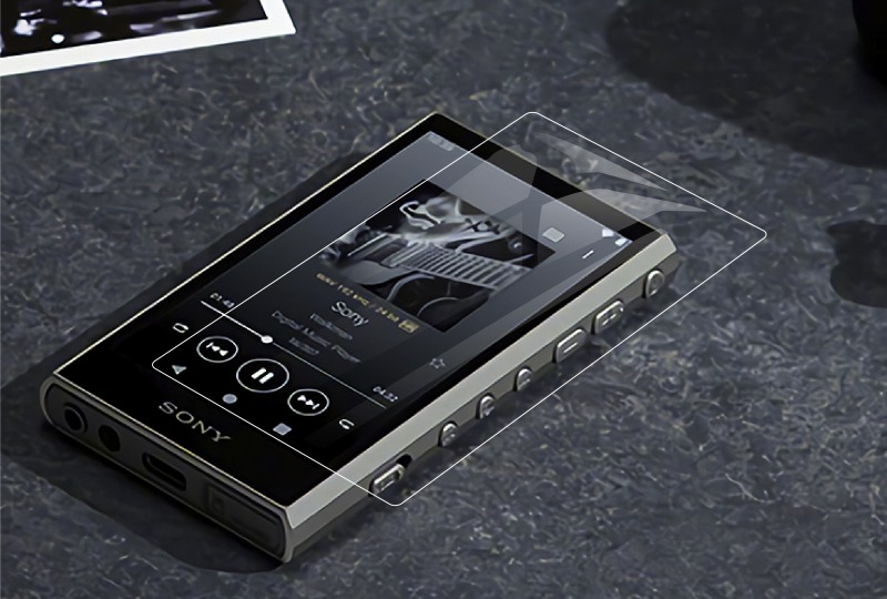 SONY walkman NW-A300シリーズ専用 NW-A306 32GB NW-A307 64GB 対応 ガラスフィルム 強化ガラス 液晶保護  飛散防止 ウォークマン