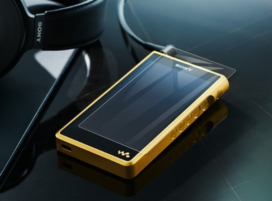 SONY walkman NW-WM1ZM2 液晶保護ブルーライトカットガラスフィル