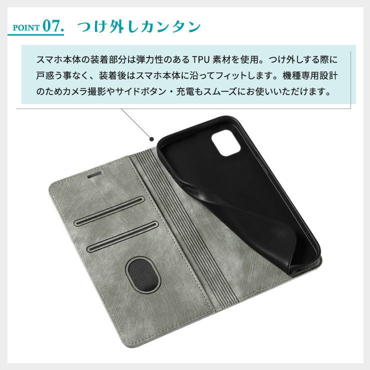 ZTE Libero 5G II ZTE Libero 5G III 弾力性があり付け外しカンタン