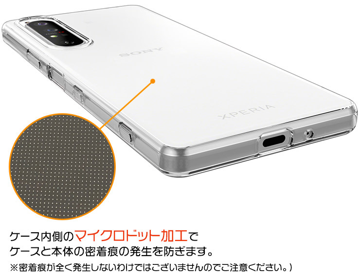 Xperia 1 III TPUクリアケース